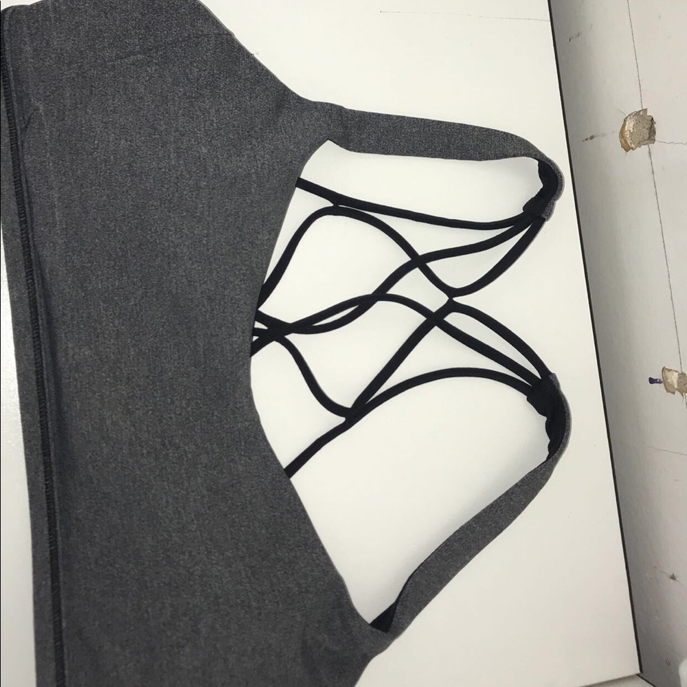 Lululemon gray free to be serene sports bra